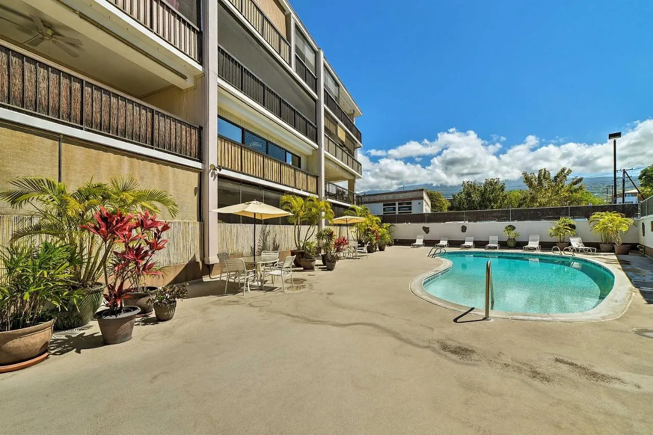 Apartment Downtown Air Conditioned Condo Walk To Beaches Kailua-Kona